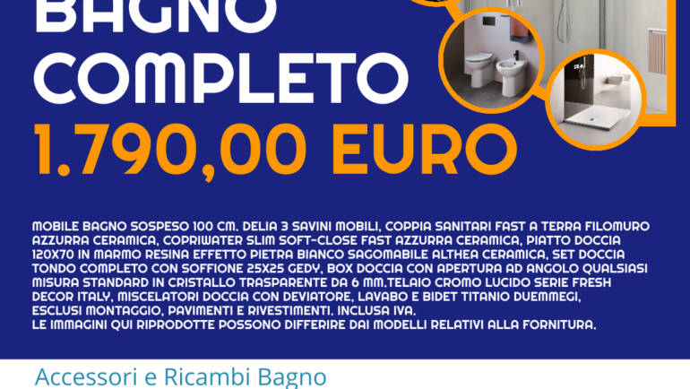 Set Bagno Completo a 1.790,00 Euro!